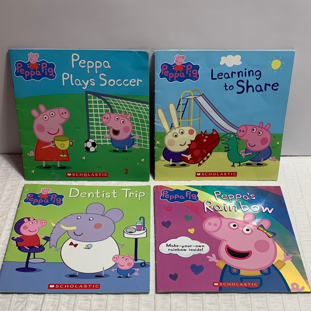 Peppa Pig 4-Pack Softcover Story Books by Scholastic